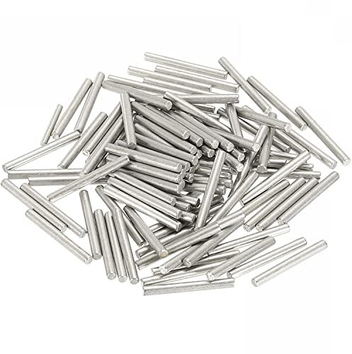 Metalldübelstift, 100 Stück 304 Edelstahl-Dübelstift, Durchmesser 2 mm, zylindrische Dübelstifte, geeignet for die Installation von Metallgeräten und Möbeln, Länge 8 mm(Size:Length 3mm)