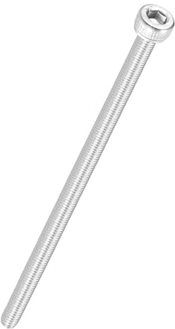 Kozelo 50pcs Tornillos de Cabeza Hexagonal - [M3-0.5 x 60mm] Acero Inoxidable 304 Totalmente Roscado Allen Tornillo para Motor Eléctrico Ventilador Impresión 3D Reparación, Plateado