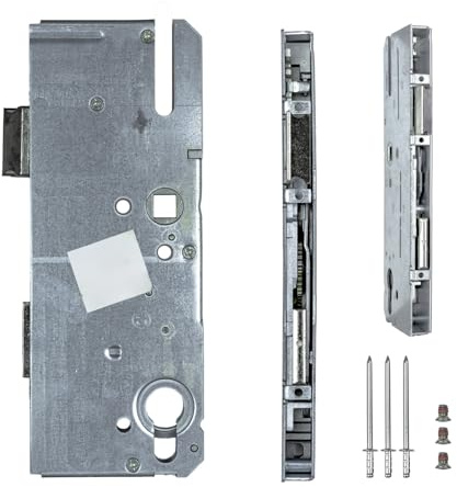 Serrure de réparation KFV 8250 | Serrure à mortaiser pour rénovation, pour verrouillages multipoints - Boîtier de serrure pour réparation ou remise en état | Entraxe 92 mm, profondeur du carré 65 mm