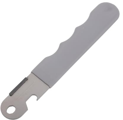 JECOMPRIS Aiguiseur Taille- Multifonctionnel Aiguillon De De Cuisine Affûteur De Portable Aiguillon De La Lame Pierre à Aiguiser Aiguillon D'épée Acier Inoxydable Gris
