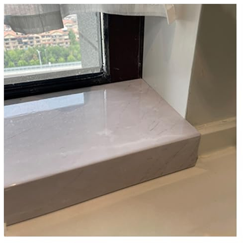 IBOWZ Protector de alféizar de Ventana de 4 a 20 Pulgadas de Ancho, Tablero de reemplazo de repisa Personalizado para ventanales y Balcones