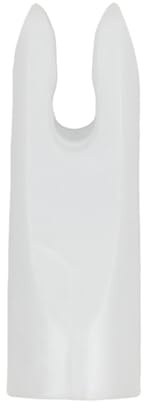 Bohning Glue-on Legend Nock for 5/16” shafts, 12 Pk, White