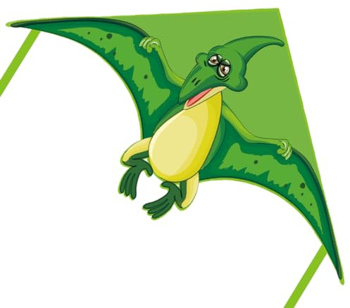 Pterosaur Dinasour Kite for Kids & Adults,Ages 4-8 8-12 Easy to Fly Boys Bulk,String Line Included,with Tail,Perfect for Beginners.