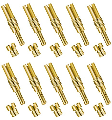 Gicleurs de Carburateur, 20 PCS Boite de Gicleur Carburateur, Carburateur Principal Jet Set, Et Lent/Pilot Jet Kit Métal Durable, pour PWK CVK