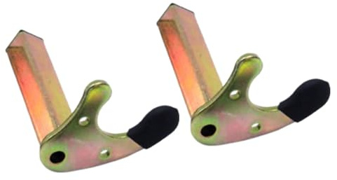 Eisen-Hinterständer-Adapter – 2 Stück Schwingen-Spool-Lift-Ständer, Rad-Lift-Ständer | Unerschütterliche Leistung Schwingenspulen-Hebehaken, Motorrad-Paddock-Ständerhaken für Mountainbikes und Rennräd