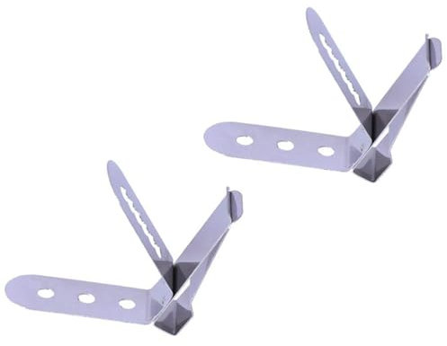 JYTDBCS 2pcs Universal Meat Grill Thermometer Probe Clip Holder for Ambient Temperature Readings BBQ Grill Oven Smoker