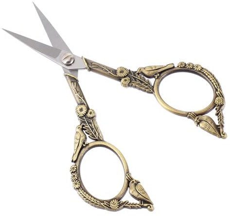 HAPINARY 2stücke Retro Vogel Design Edelstahl Scheren Professionelle Und Stickscheren Für Präzise Arbeiten Für Nähprojekte -handwerke Und Feine Stickarbeiten