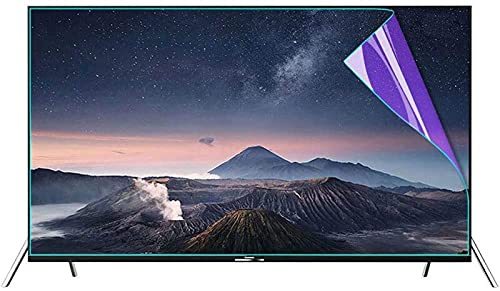Pellicola protettiva per schermo TV antigraffio 32-75 pollici filtro anti riflesso per LCD/LED/OLED QLED 4K HDTV/trasparente 52 (65 senza bordo)