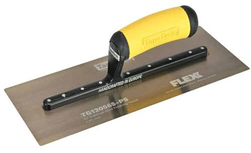 TapeTech 12 x 5 Gold Stainless Steel Finishing Trowel