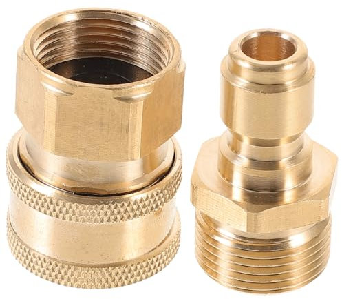 MUCKLILY Hose Pipe Connectors Quick Connect Hose Fitting Water Repair Garden Quick Disconnect Adapter