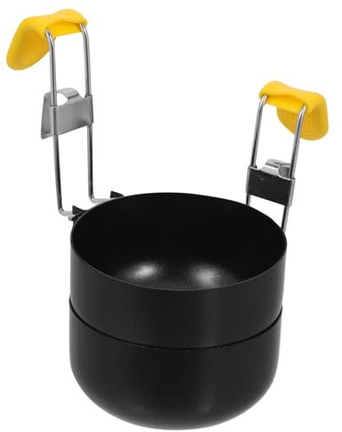 Cabilock 2pezzi Tazza Per Cuocere Le Uova in Camicia in Acciaio Inossidabile Vaporiera Antiaderente Portatile Per Cottura Rapida Utensile Multifunzionale Per Colazione Pranzo e Cena
