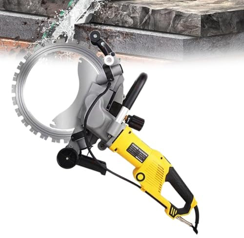 ExoticaBlend Scie Circulaire à Béton Électrique 5000 W, Rainureuse, Scie Circulaire à Béton, Profondeur de Coupe 29cm, Machine de Rainurage Électrique pour Béton, Pierre, Brique, Carrelage