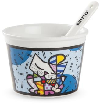 Egan Eisbecher Britto Katze mit Löffel
