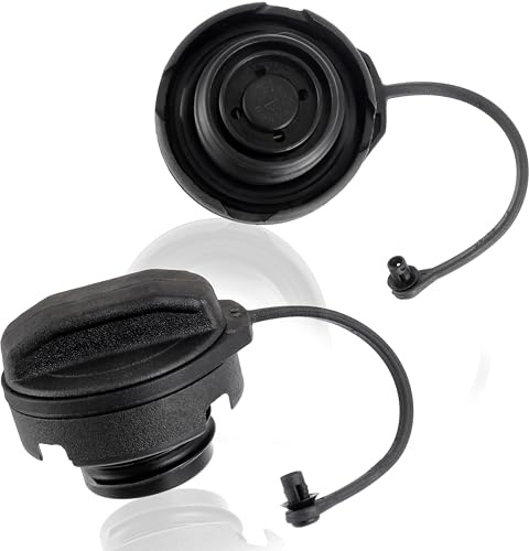 CDDCWZ Tappo del serbatoio del carburante, Tappo del serbatoio del carburante per auto di ricambio 1H0201553B 1J0201550A compatibile con VW Polo 9N 6R Golf 2 3 4 Passat B5 B3 B4 Audi A3 A4 A1