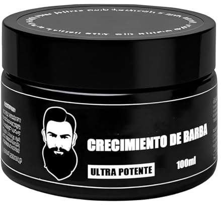 Stimolatore per Barba, Balsamo Stimolante per Barba Extra Forte, Rinforza e Ammorbidisce i Baffi, Cera Idratante Trattante, Formula Leggera e Non Untuosa, Adatto a Tutti gli Uomini, 100 ml / 3,5 oz