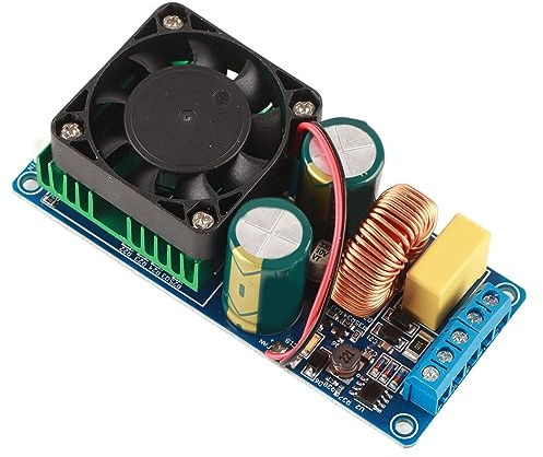 BONKZEBU 500W Mono Channel Digital Amplifier Board with Output Short Circuit Protection, Class D Amplifier Board for DIY Projects