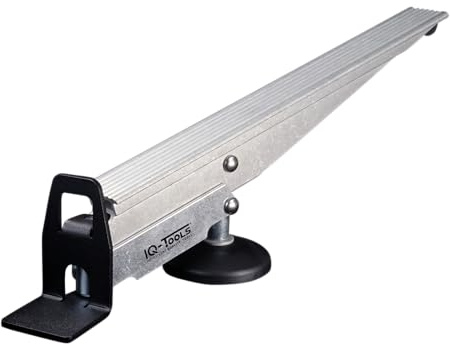 IQ-Tools Türheber Senior (silber, 200 kg Traglast, drehbares Schaufelteil, gummierte Auflage, Türmontage, Türeneinbau, Türe anheben, Montage Türen) PWE0070