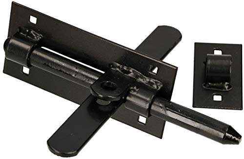 KOTARBAU® Bolzenriegel Riegel 150 mm Beidseitig Schlossriegel Pulverbeschichtet Stahl Torriegel Schubriegel Türriegel Torschieber Türschlossriegel