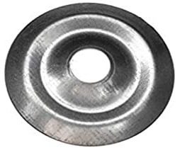 Rosette Plates, 40 mm, Silver, Box of 100