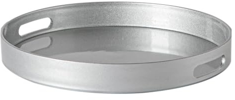Argon Tableware Runde Servierschale - 33cm - Silber
