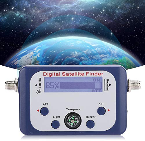 143 Cercatore satellitare Portatile Leggero Amplificatore Integrato Misuratore di Ricerca del Segnale Digitale con Schermo LCD