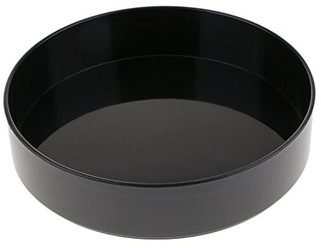 Inzopo - Vaso rotondo per bonsai, in plastica, 23 cm, colore: Nero