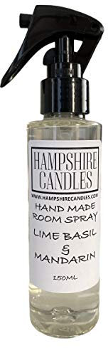 Lime Basil and Mandarin Room Spray | Highly Scented | Fine Mist Trigger Bottle | Handmade (150ml)