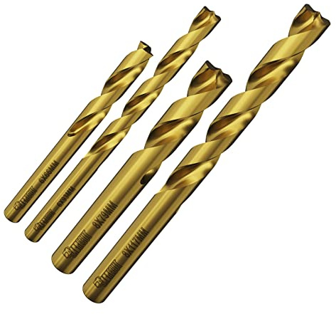 SabreCut 4pcs SCCSDK01 6mm and 8mm M35 HSS Cobalt Spot Weld Drill Bits | M35 HSS with 5% cobalt provides durable high-speed drilling; self-centring tip removes spot welds accurately