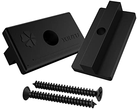YOUTU® 200 Stück WPC Clips, Versteckte Befestigung mit T-Clip mit Schrauben, versteckte Befestigung mit Edelstahlschrauben, 6 mm Terrassenclips Kunststoff für WPC/BPC Dielen. (200 Stück WPC Clips)