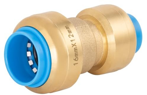 Raccord automatique universel jonction réduite Ø16 - Ø12 TOUT PUSH