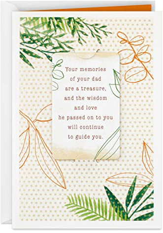 Hallmark Sympathy Card for Loss of Dad (Wisdom and Love)
