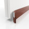 Domar- paraspifferi porta ingresso 100 cm marrone - Sotto porta spifferi autoadesiva extra forte - para spifferi per il massimo isolamento - Sottoporta per scarafaggi ottimale