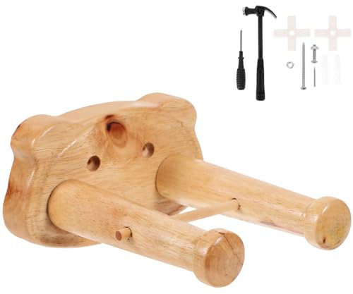 Toyvian Gitarrenständer Für Die Wandmontage Aus Holz Gitarrenhalter Für Folk-gitarren Gitarrenaufbewahrungsregal Mit Haken Für Standardgitarren Platzsparend Und Sicher