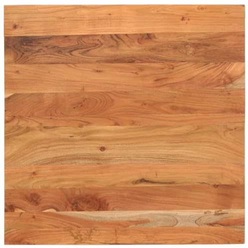 vidaXL Tischplatte 80x80x3,8 cm Quadratisch Massivholz Akazie