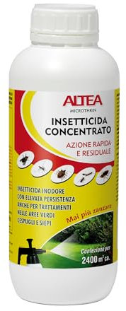 Tecnokit Insetticida Professionale Concentrato – Disinfestazione Zanzare E Formiche - Insetticida Concentrato Per Insetti Volanti E Striscianti - Presidio Medico Chirurgico - Flacone 1 L