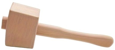 Baoblaze Wooden Mallet Carpenters Mallet with Handle Premium Smooth Surface Solid Manual Ice Hammer for Work DIY Carpentry Making Tool
