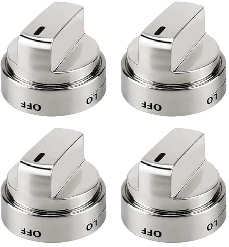 4PCS Oven Range Stove Knob, Oven Stove Knob Assembly, Stove Knob, Universal Stove Knob Replacement, Cooker Control Switch Knob, Stove Burner Accessories Cooktop Knob