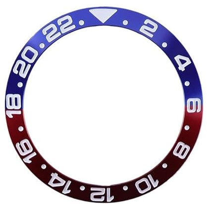 1st 38 mm keramisk raminsats GMT-MASTER II dubbelfärgad lyxig klockringar for män Delar for 40 mm Daytona Submariner-fodral(5)