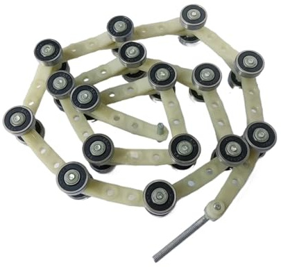 Compatible Con Cadena De Escalera Mecánica 50645230 Y 50630113 Con 16 Pares De Rodillos De Rodamiento - Repuestos For Montacargas De Una Sola Horquilla De Alta Resistencia (juego De 10 Piezas)