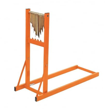 Folding Heavy Duty Sawhorse,Steel Firewood Cutting Stand,Work Support Sawhorse,800kg Capacity for Warehouses Factories Farms