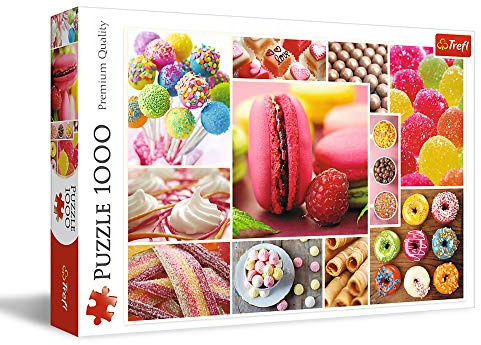 Trefl TR10469 Bonbons, Collage 1000 Teile, Premium Quality, für Erwachsene und Kinder ab 12 Jahren Puzzle, Farbig