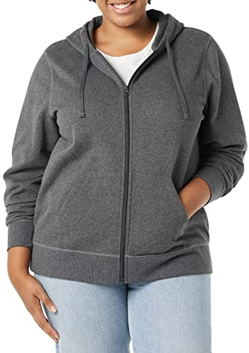 Amazon Essentials Women's Fleece Full-Zip Hoodie (Available in Plus Size)