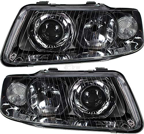 Scheinwerfer Set für A3 8L Bj. 08.00-05.03 klar chrom H7+H1 elektr. LWR