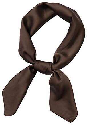 JOYHY Damen Einfarbig Satin Seide Gefühl Quadratischer Schal 70×70 cm