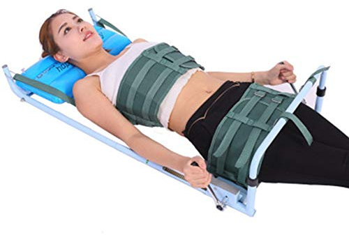 Back Lumbar Traction Device for Bed, Home Use Cervical Spine Extension Stretcher Device Improve Spine Posture Corrector Relieve Cervical and Lumbar Fatigue