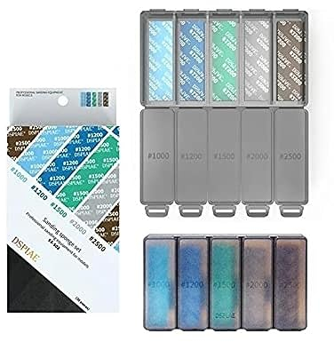DSPIAE SS-S02 Hobby 30pc Sanding Sponge Starter Set & Accessory Storage Box