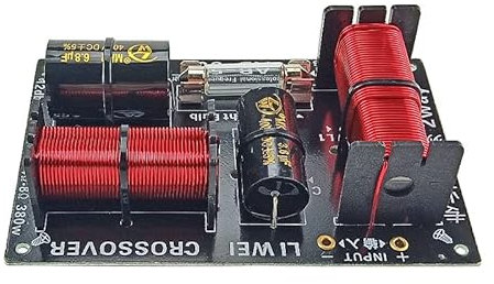 JINGERL 38. 0w 3.4k. Hz 2-Wege-Lautsprecher Crossover Hochtöner Bass Zweiwege-Teiler-Treble-Towofer-Frequenzteiler-Standard 12DB / Okt 2 stücke