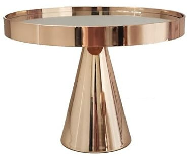 TOMYEUS La Torta Sta Cake Stand Gold Mirror Top Top Premium Macaroon Stand Stand Round Implable Cookie Dessert for Celebration Party per Cucina, casa, Festa (Color : B)
