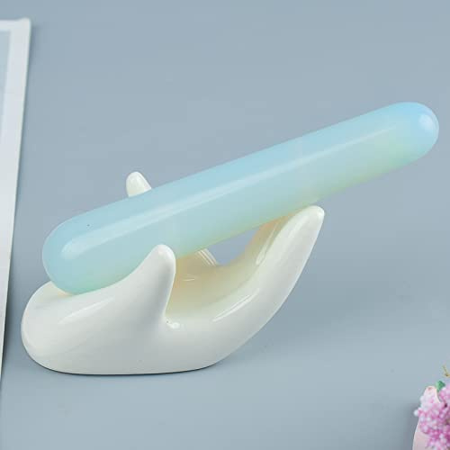 Jade Massage Stick Opalite Face Body Eye Crystal Mineral Stone Massager,1 Stück