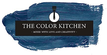 Livingwalls THE COLOR KITCHEN kräftige Wandfarbe - Malerfarbe für farbenfrohe Räume - matte Innenfarbe in Blau - 5l Deckfarbe in TCK3005